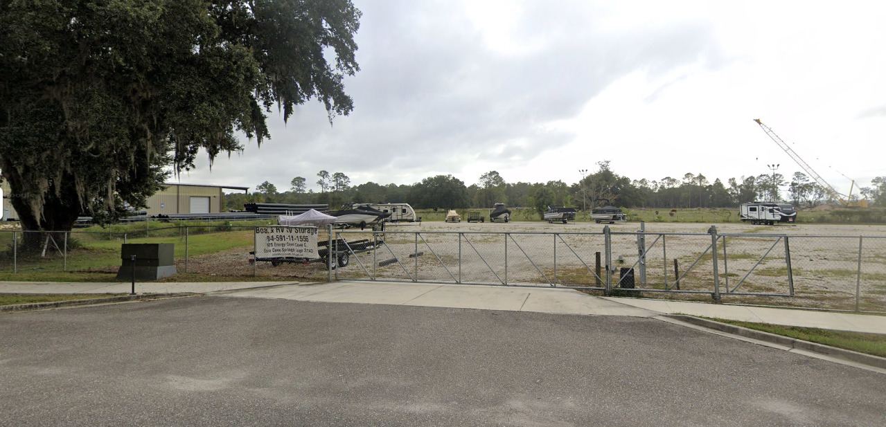 BCC Storage entrance and gate